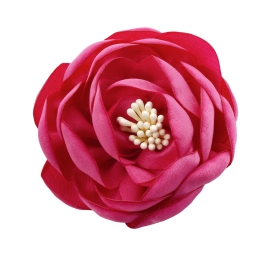 2.5" Open Ranunculus Fabric Flower