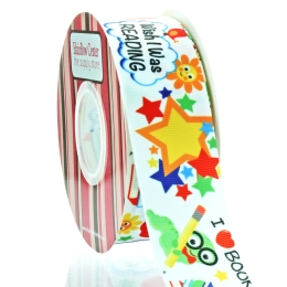 1.5" Little Reader Grosgrain Ribbon