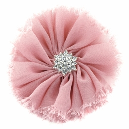 Chiffon Jewel Ballerina Hair Flower