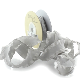 7/8" Satin Double Ruffle Ribbon