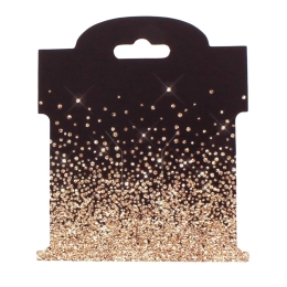 Champagne Rhinestone Crusted Hair-Bow Display Cards