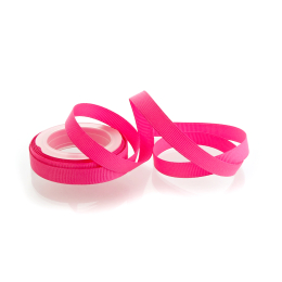 Neon Pink Textured Grosgrain Ribbon