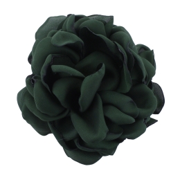 3.25" Open Rose Fabric Flower