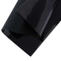 High Gloss Mirror Jelly Felt Sheets Black