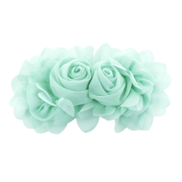 Chiffon Double Rosette Cluster Bow