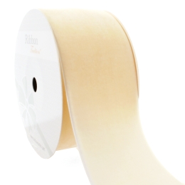 Cream Velvet Ribbon