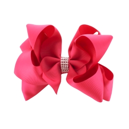 Large Stacked Bling Hair-Bow Pack - 6pc