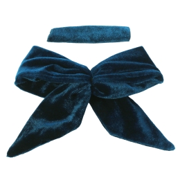 5" Velvet Tied Bow DIY