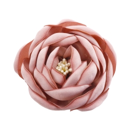 2.5" Open Ranunculus Fabric Flower