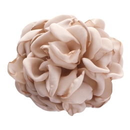 3.25" Open Rose Fabric Flower