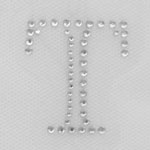 HotFix Iron On Rhinestone Transfer Alphabet Monogram Engraved - 1.5"