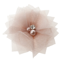 2.5" Folded Tulle Flower