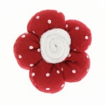 1.5" Small Padded Cotton Flower