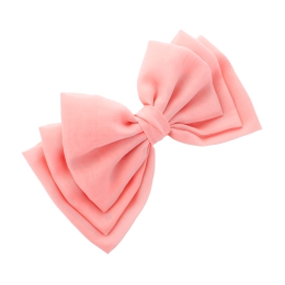 Cascading Chiffon Fabric Hair-Bow Pack - 6pc