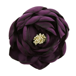 3.25" Open Ranunculus Fabric Flower