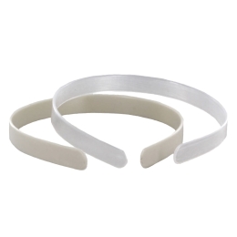 1/2" Plastic Headbands - 6 pcs