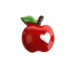 Red Apple Flatback Craft Embellishment