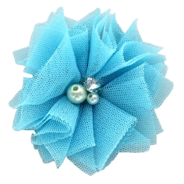 2.5" Folded Tulle Flower