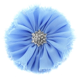 Chiffon Jewel Ballerina Hair Flower