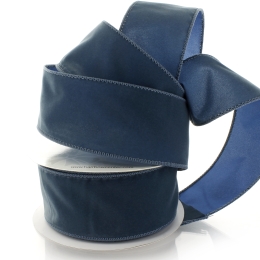 2.5" Wired Suede Velvet Ribbon