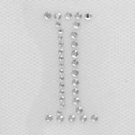 HotFix Iron On Rhinestone Transfer Alphabet Monogram Engraved - 1.5"