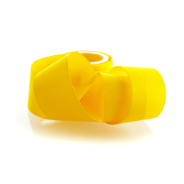 Yellow Textured Grosgrain Ribbon