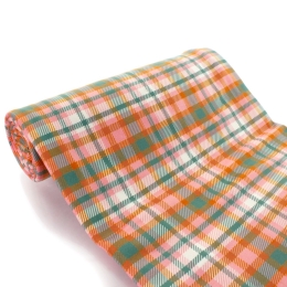 Blush Pink Mint Fall Plaid DBP Fabric