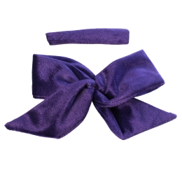 5" Velvet Tied Bow DIY