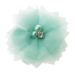 2.5" Folded Tulle Flower