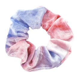 Printed Velvet Hair Scrunchie 12pcs