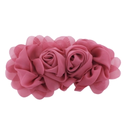 Chiffon Double Rosette Cluster Bow