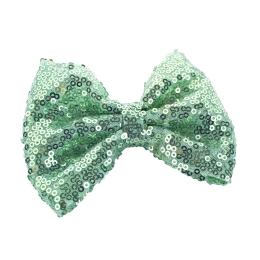 Sequin Tuxedo Hair-Bow Pack - 6pc