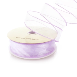 1.5" Wired Sheer Organza Ribbon