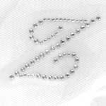 HotFix Iron On Rhinestone Transfer Alphabet Monogram Script - 1.5"