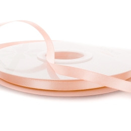 Barely Peach Double Faced Satin Ribbon 203