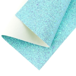 Chunky Glitter Canvas Sheets Light Blue