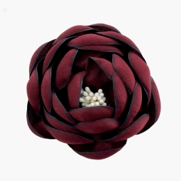 2.5" Open Ranunculus Fabric Flower