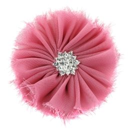 Chiffon Jewel Ballerina Hair Flower