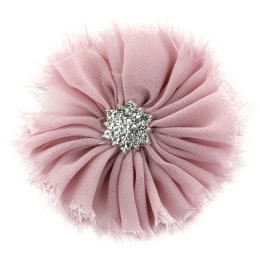 Chiffon Jewel Ballerina Hair Flower