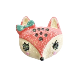 Foxy Flatback Craft Embellishment