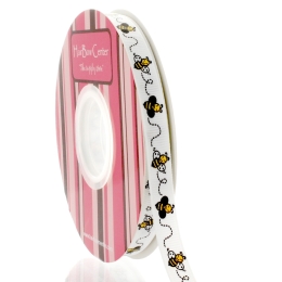 3/8" Bumblebee Grosgrain Ribbon