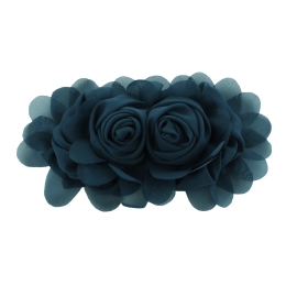 Chiffon Double Rosette Cluster Bow