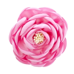 3.25" Open Ranunculus Fabric Flower