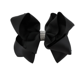 Large Stacked Bling Hair-Bow Pack - 6pc