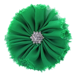 Chiffon Jewel Ballerina Hair Flower