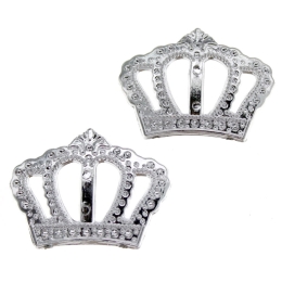 Large Crown Ribbon Slides -2 pack