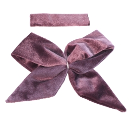 5" Velvet Tied Bow DIY