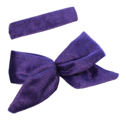 3.5" Small Velvet Tied Bow DIY