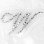 HotFix Iron On Rhinestone Transfer Alphabet Monogram Script - 1.5"