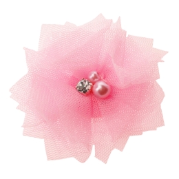 2.5" Folded Tulle Flower